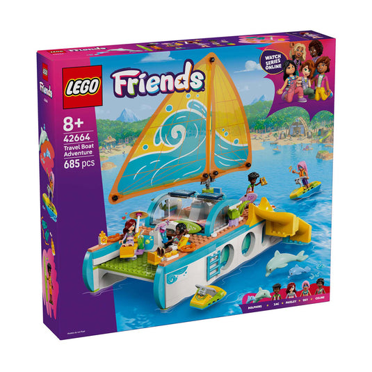 Lego friends avontuurlijke bootreis boot speelgoed voor kinderen - 42664