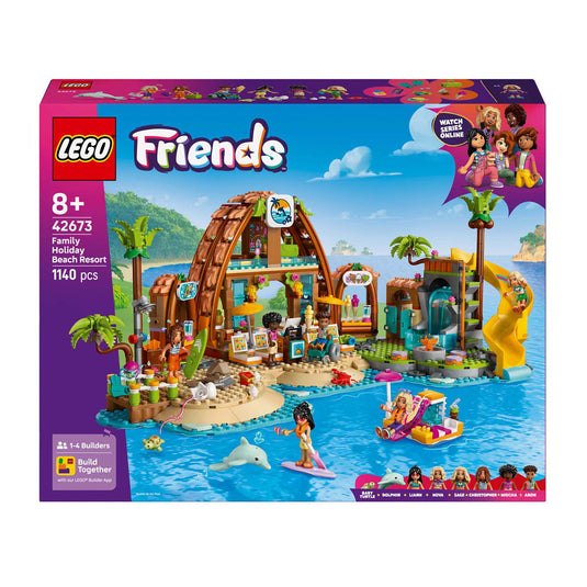 Lego friends 42673 familie vakantie strandresort