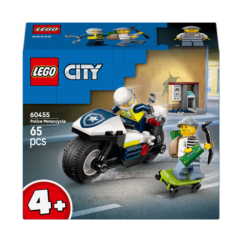 Load image into Gallery viewer, Lego city 60455 achtervolging op politiemotor
