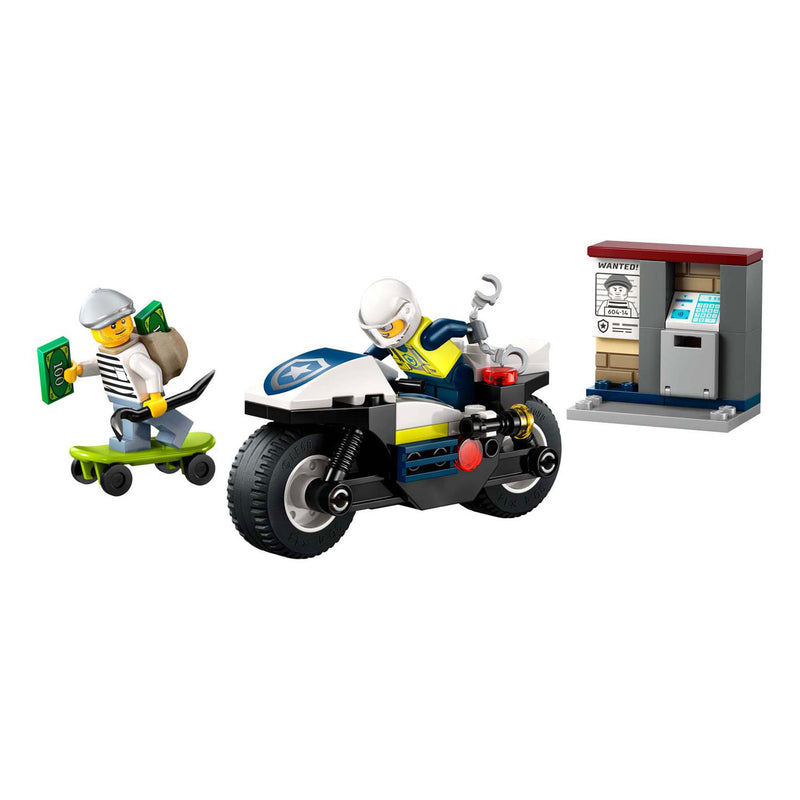Load image into Gallery viewer, Lego city 60455 achtervolging op politiemotor
