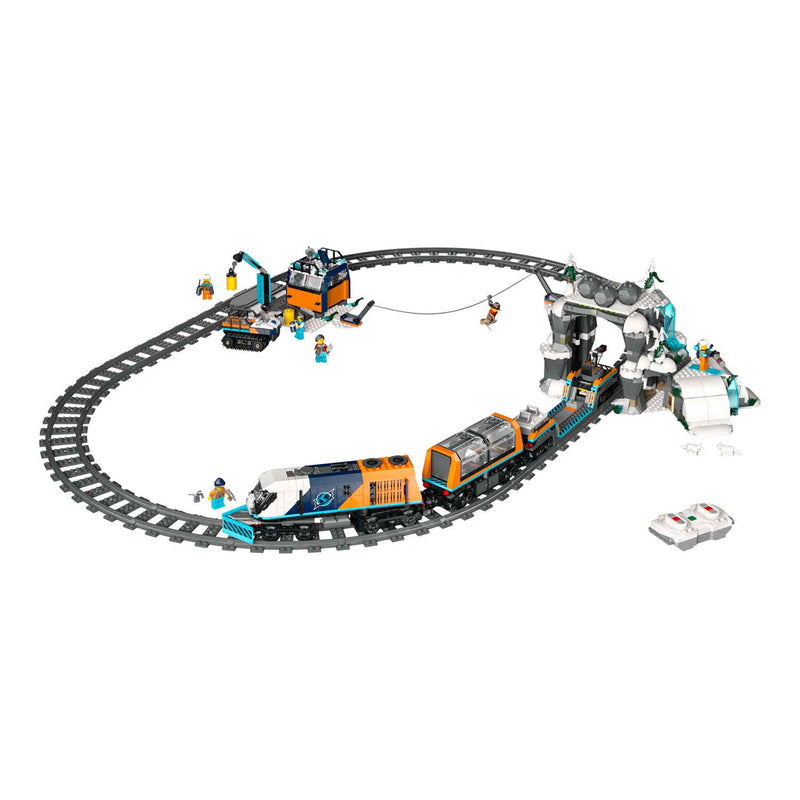 Load image into Gallery viewer, Lego city 60470 onderzoekstrein op de noordpool
