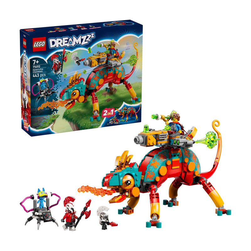 Laden Sie das Bild in Galerie -Viewer, Lego dreamzzz mateo's vuurkameleon speelgoed - 71492
