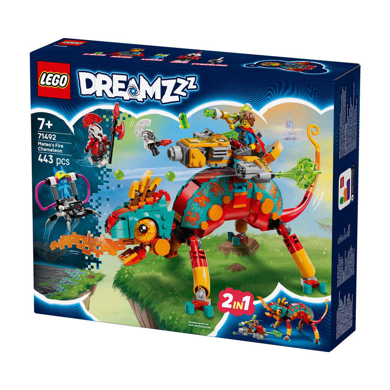 Laden Sie das Bild in Galerie -Viewer, Lego dreamzzz mateo's vuurkameleon speelgoed - 71492
