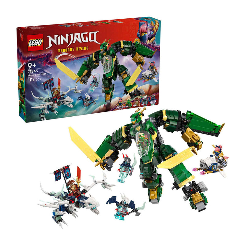 Laden Sie das Bild in Galerie -Viewer, Lego ninjago 71845 lloyds vliegtuigmecha

