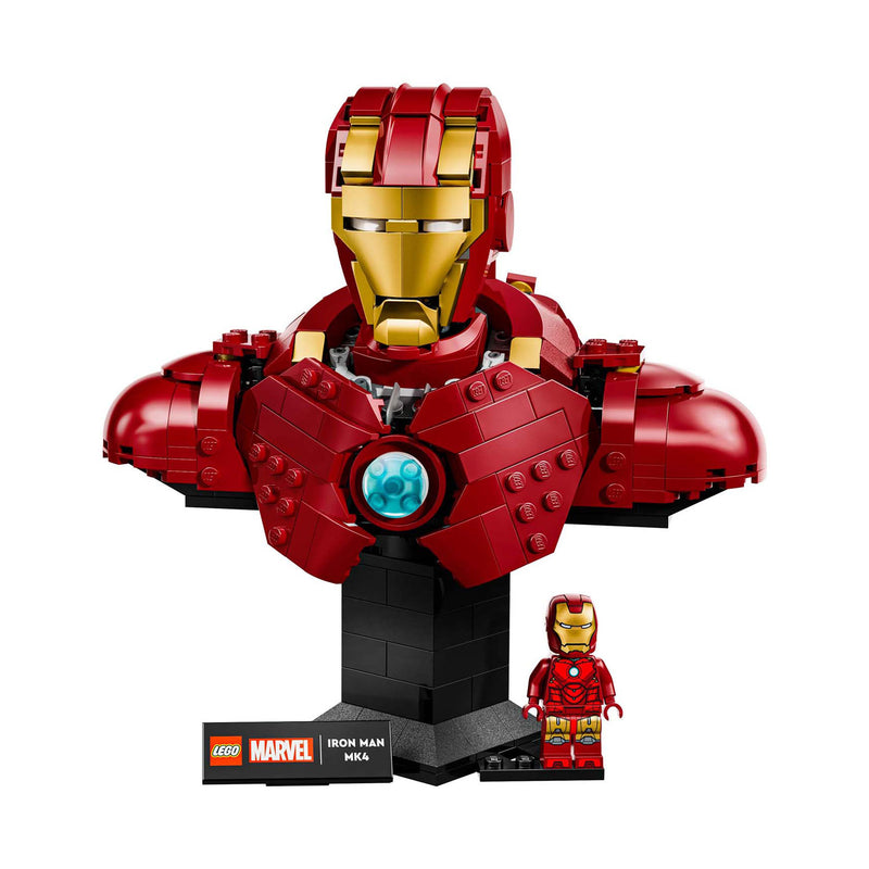 Chargez l'image dans la visionneuse de la galerie, Lego super heroes marvel 76327 iron man mk4 buste
