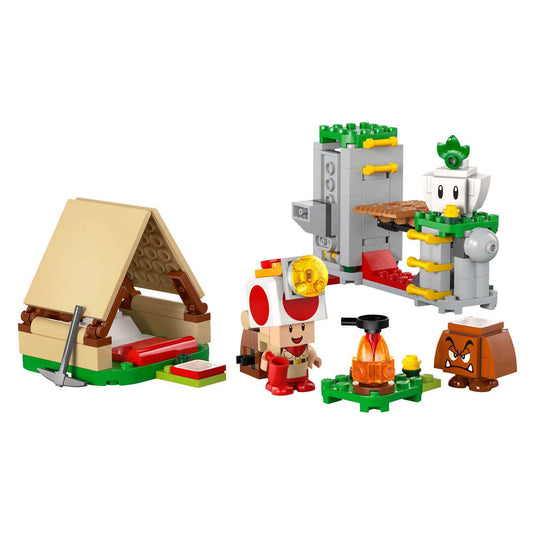 Lego super mario - toad-baas' kampeerplaats constructiespeelgoed (72040)