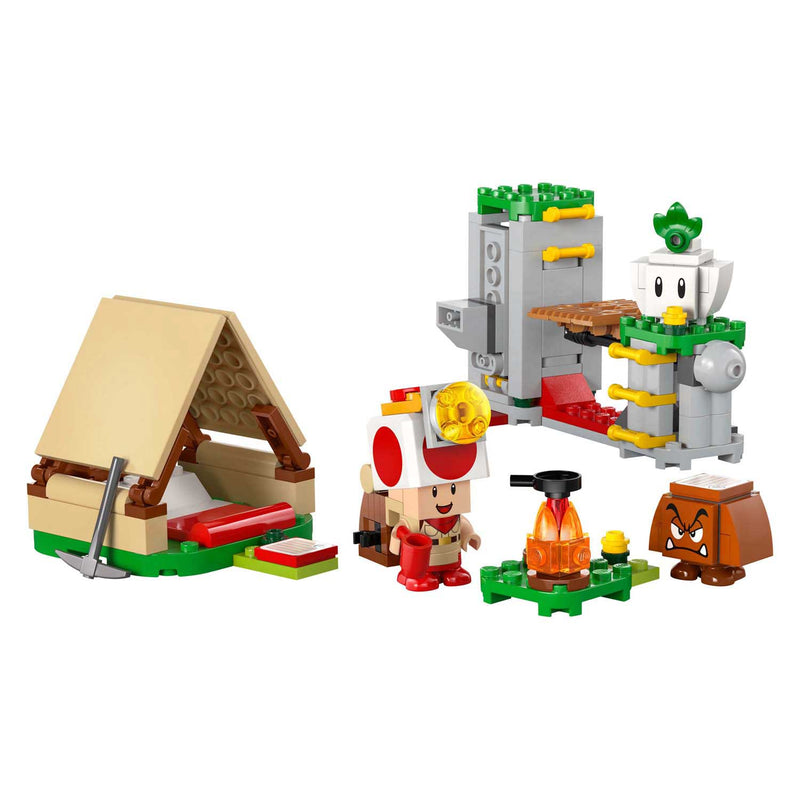 Afbeelding laden in galerijviewer, Lego super mario 72040 toad-baas kampeerplaats
