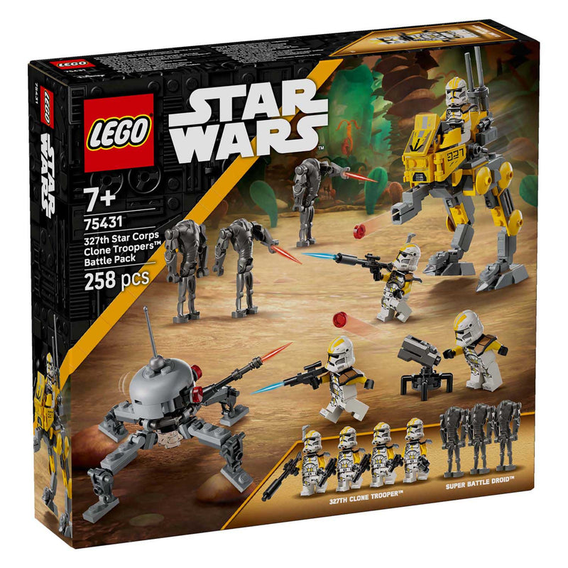 Chargez l'image dans la visionneuse de la galerie, Lego star wars 75431 327th star corps clone troopers battle pack
