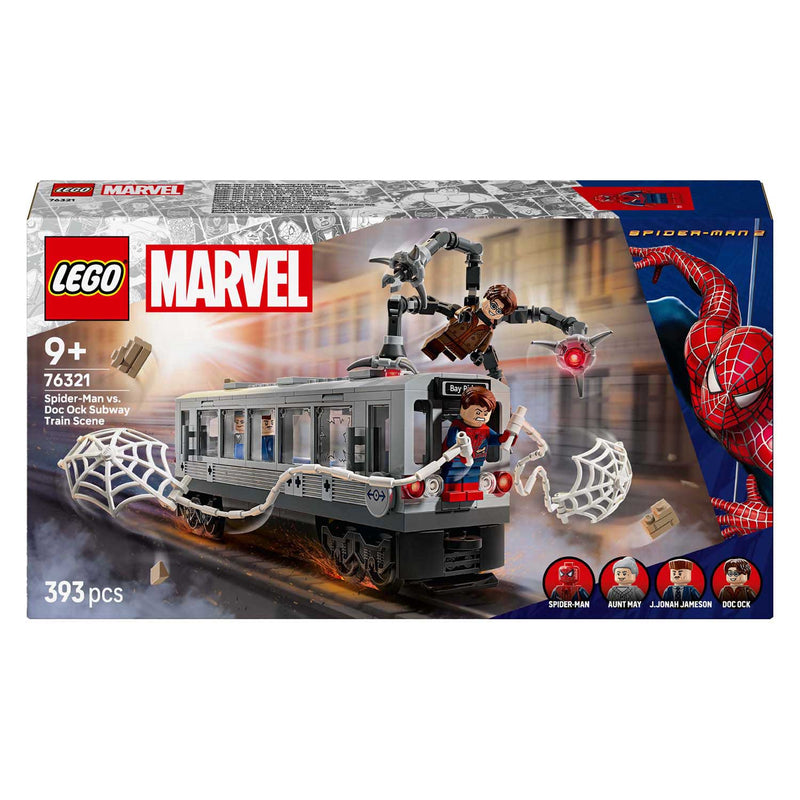 Load image into Gallery viewer, Lego super heroes marvel 76321 spider-man vs doc ock metroscene
