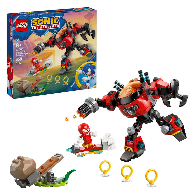 Laden Sie das Bild in Galerie -Viewer, Lego ® sonic the hedgehog™ knuckles vs. dr. eggman egg crusher mecha - 77005
