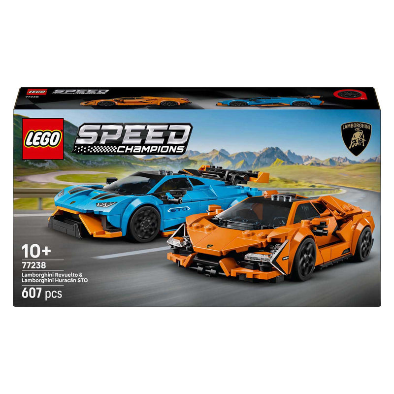 Load image into Gallery viewer, Lego speed champions 77238 lamborghini revuelto en huracan sto
