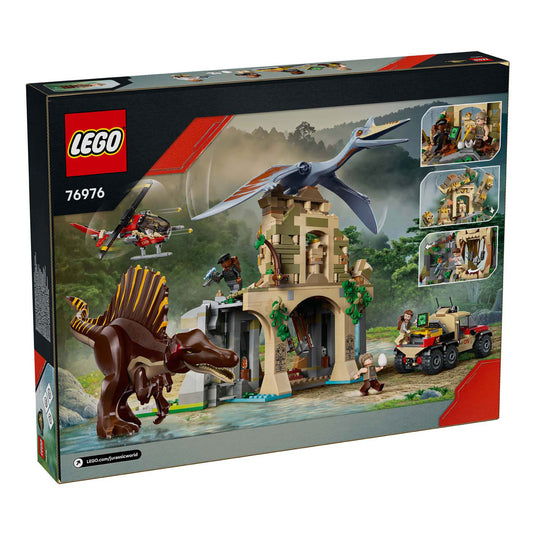 Lego jurassic world 76976 spinosaurus en quetzalcoatlus luchtmissie