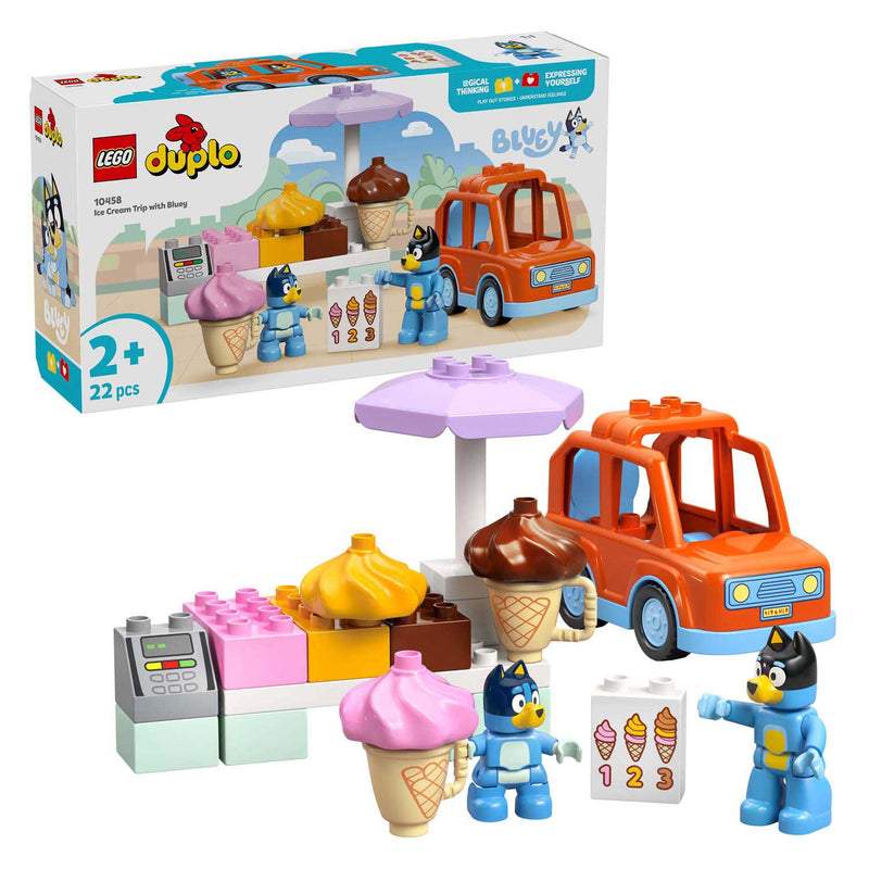 Load image into Gallery viewer, Lego duplo 10458 een ijsje halen met bluey

