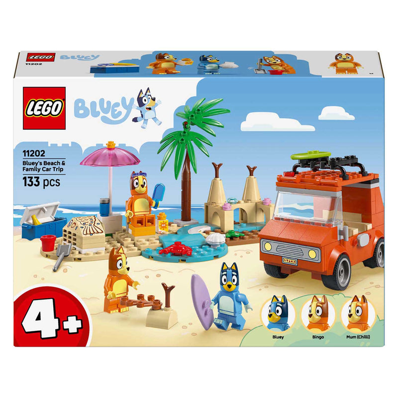 Load image into Gallery viewer, Lego bluey 11202 bluey's autorit naar het strand
