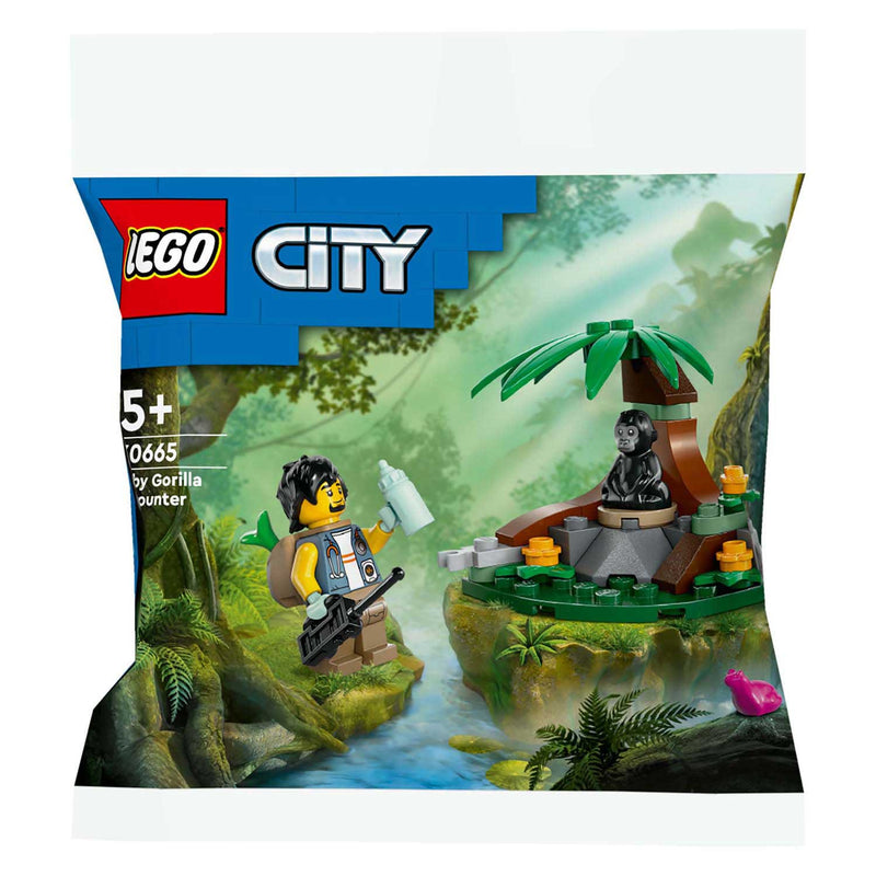 Load image into Gallery viewer, Lego city 30665 ontmoeting met babygorilla
