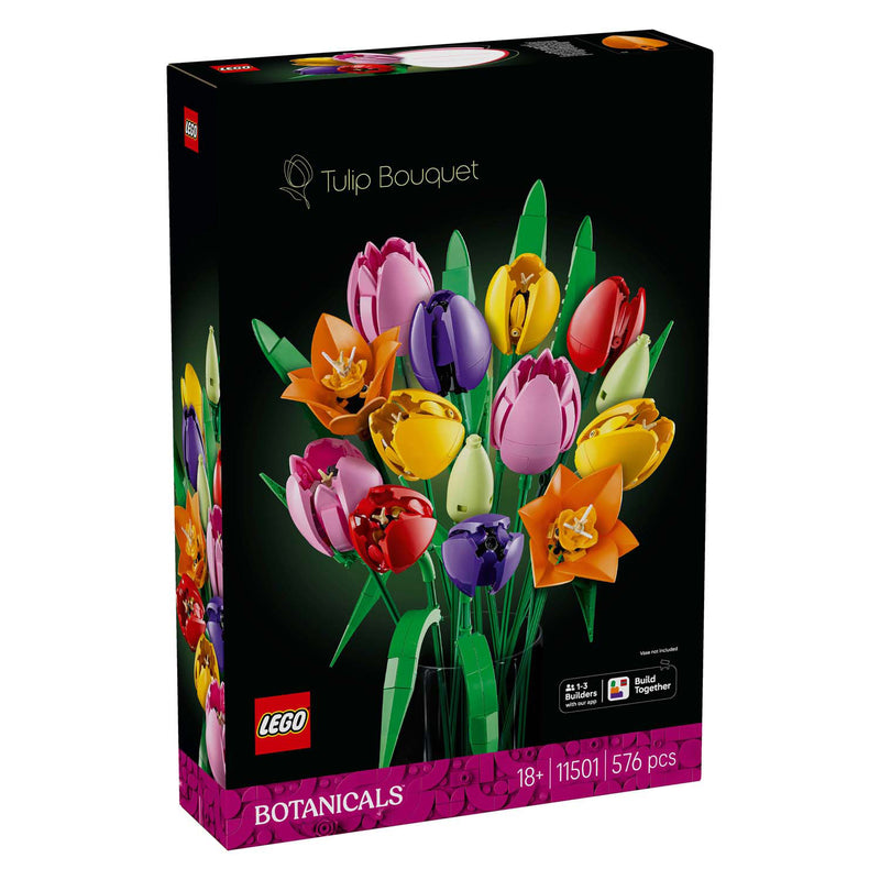 Afbeelding laden in galerijviewer, Lego botanicals 11501 boeket met tulpen bloemendecoratie
