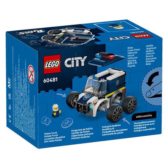 Lego city brick rides 60481 voertuigen politiewagen | 2 stuks