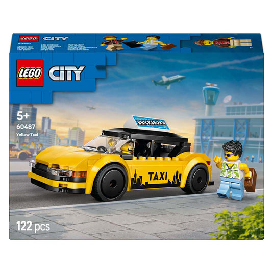 Lego city 60487 gele taxi