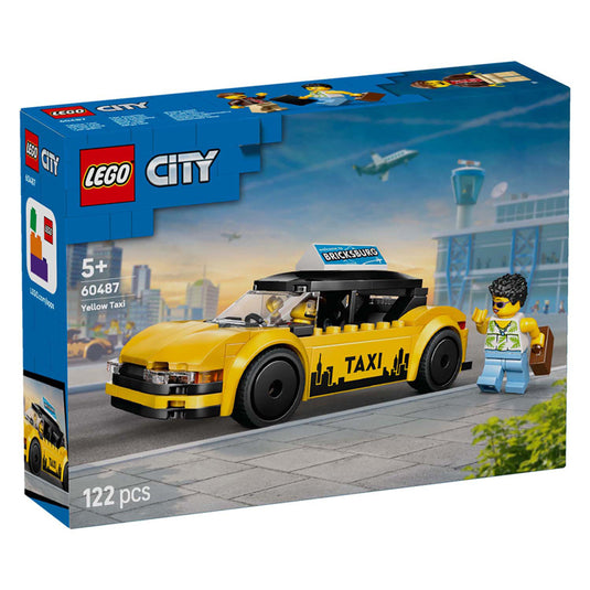 Lego city 60487 gele taxi
