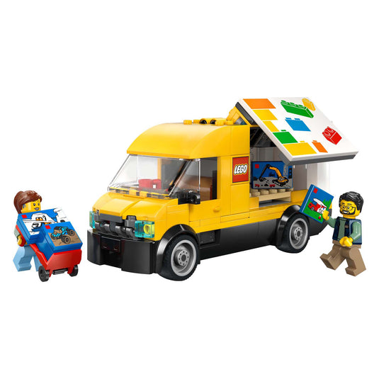 Lego ® city: de bestelwagen - bouw- en speelset voor autofans vanaf 6 jaar - met 2 minifiguren - 60500