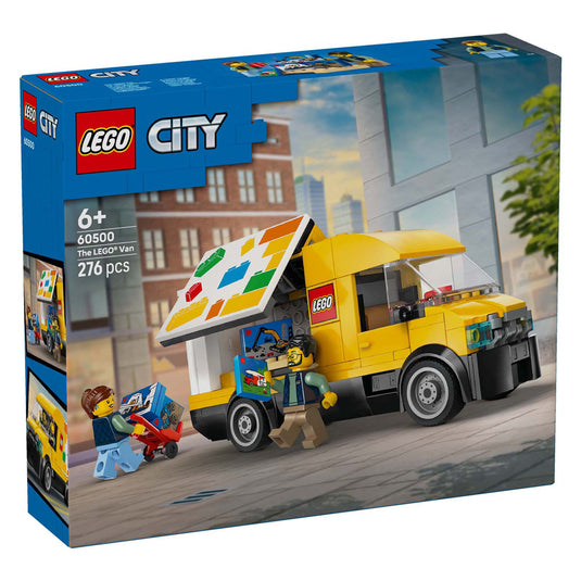 Lego ® city: de bestelwagen - bouw- en speelset voor autofans vanaf 6 jaar - met 2 minifiguren - 60500