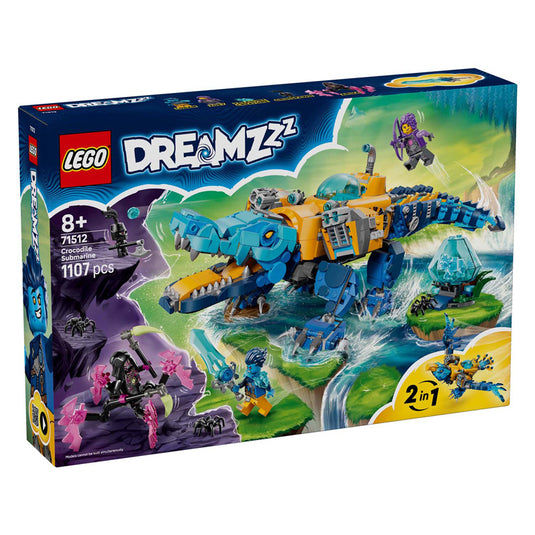 Lego dreamzzz - 71512 - krokodilonderzeeër - speelset met droomfiguren