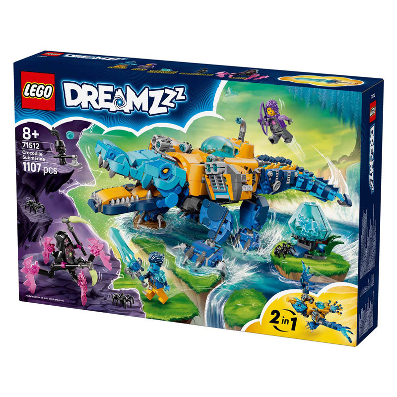 Afbeelding laden in galerijviewer, Lego dreamzzz - 71512 - krokodilonderzeeër - speelset met droomfiguren
