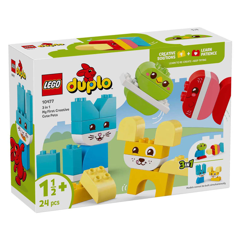 Load image into Gallery viewer, Lego duplo 10477 3-in-1 mijn eerste creatieve huisdieren
