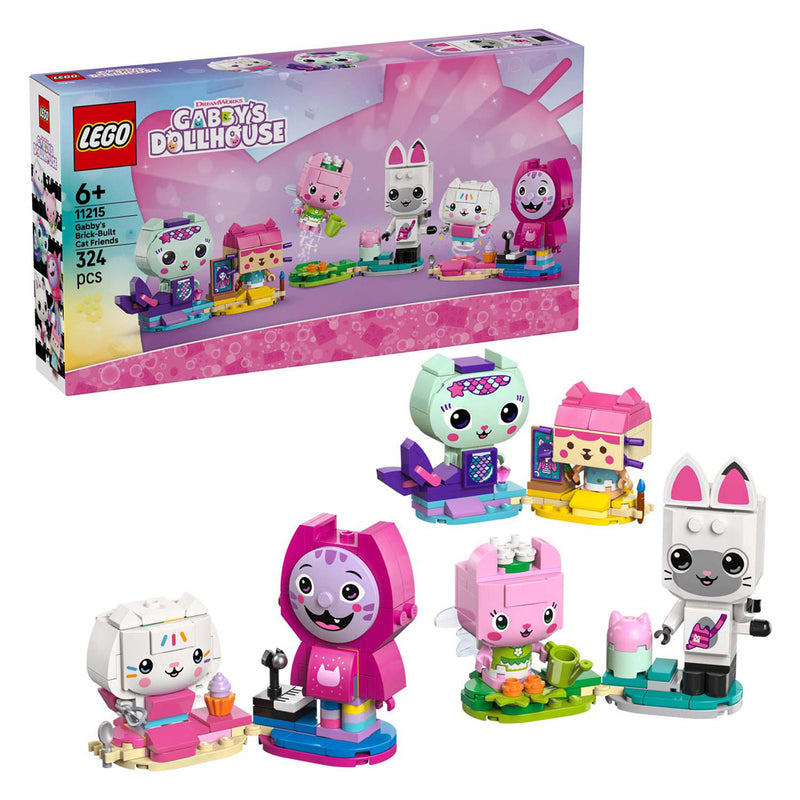 Load image into Gallery viewer, Lego gabby's poppenhuis - gabby’s bouwbare kattenvriendjes constructiespeelgoed (11215)
