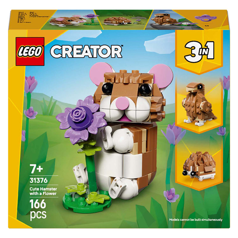 ギャラリービューアに画像をロードする, Lego ® creator 3in1 schattige hamster met bloem - 31376
