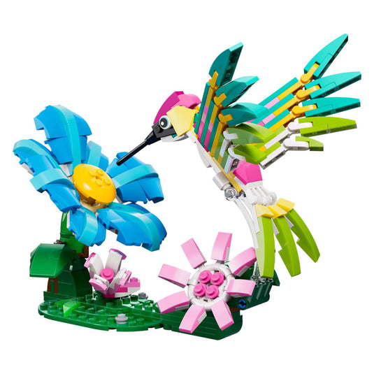 Lego creator 31384 wilde dieren: kleurrijke kolibrie