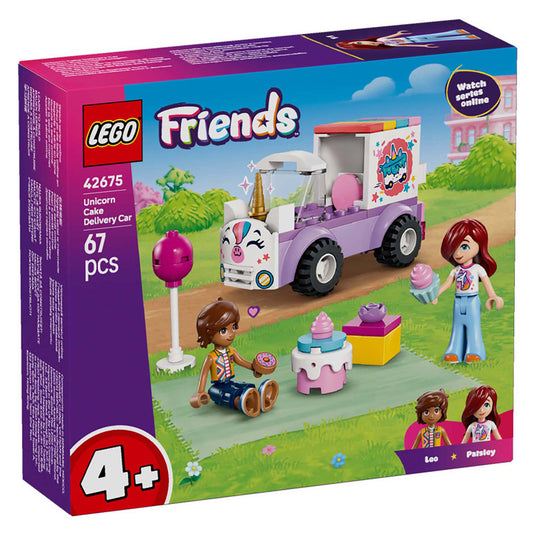 Lego friends 42675 eenhoorn taartenbezorgauto
