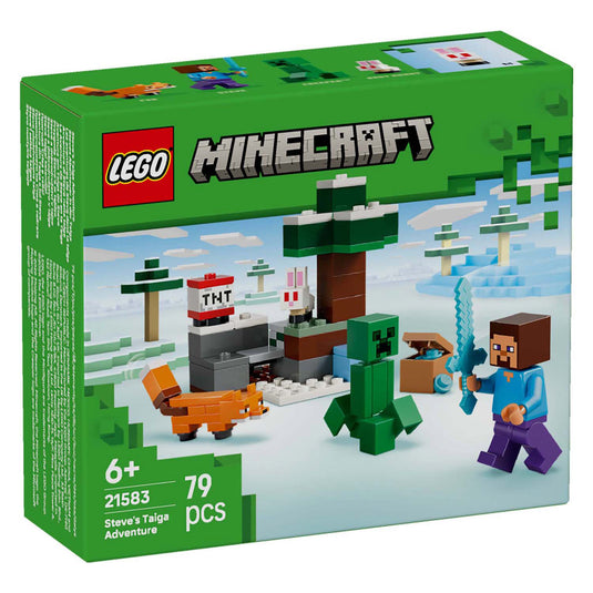 Lego minecraft 21583 steves taiga-avontuur