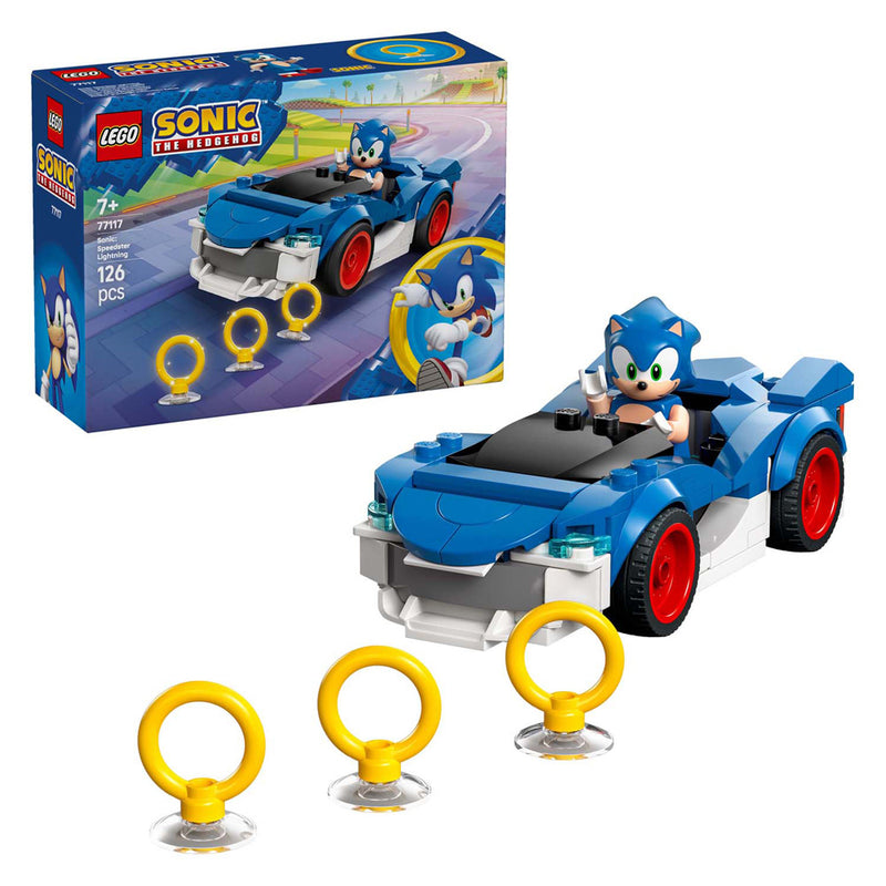 Laden Sie das Bild in Galerie -Viewer, Lego sonic the hedgehog 77117 sonics auto: speed star lightning
