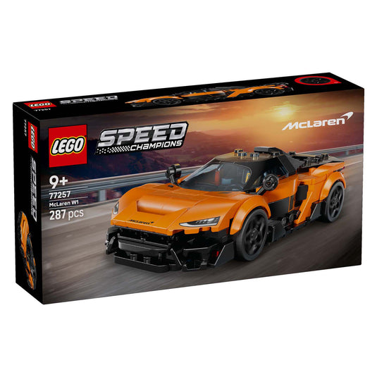 Lego ® speed champions mclaren w1 – de echte supercar met 1 minifiguur - raceauto - 77257