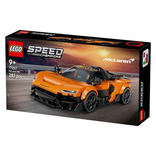 Lego ® speed champions mclaren w1 – de echte supercar met 1 minifiguur - raceauto - 77257