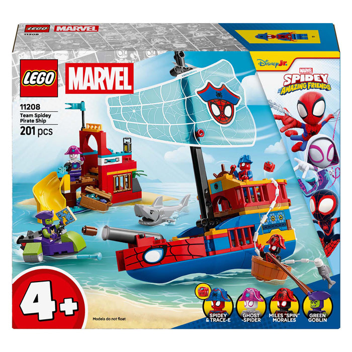 Load image into Gallery viewer, Lego marvel 11208 team spidey piratenschip
