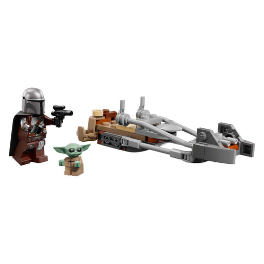 Lego star wars tm 75436 de mandalorian en grogu's speederbike | 2 stuks