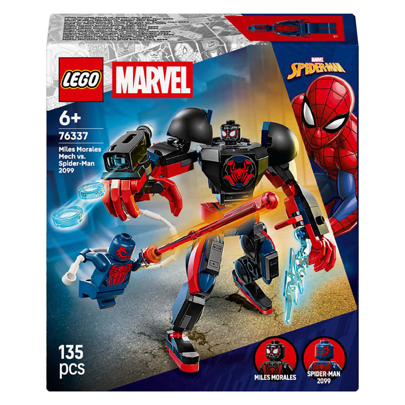 Afbeelding laden in galerijviewer, Lego super heroes miles morales mecha vs. spider-man 2099
