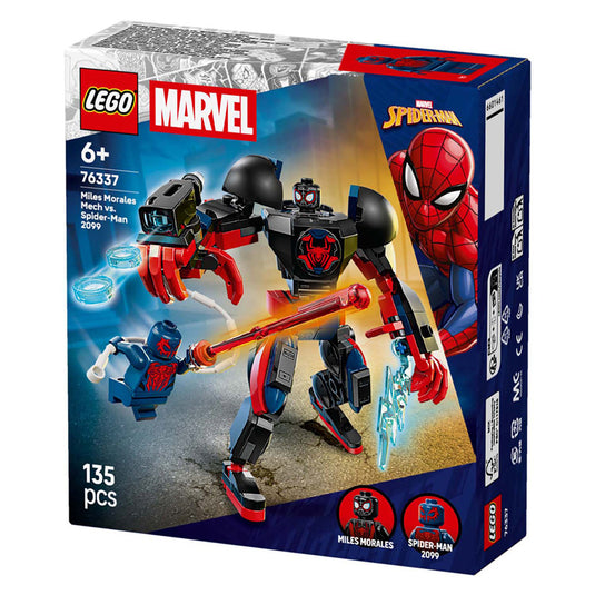 Lego super heroes miles morales mecha vs. spider-man 2099