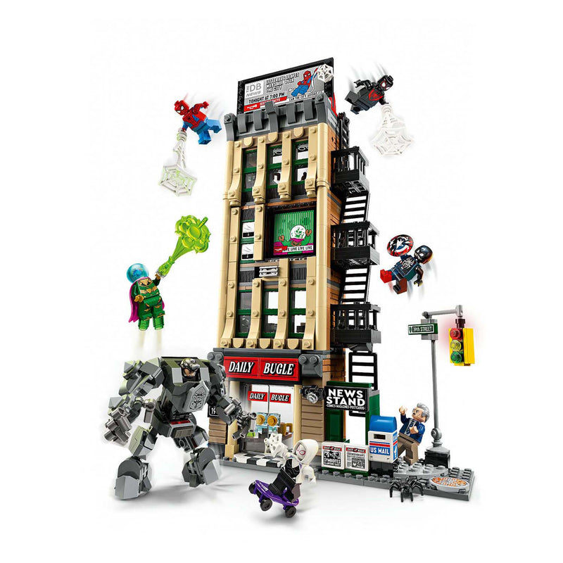 Load image into Gallery viewer, Lego super heroes 76342 marvel spider-man vs. mysterio: de daily bugle
