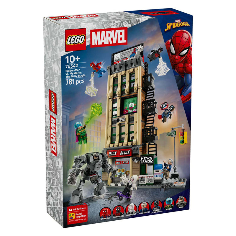 Load image into Gallery viewer, Lego super heroes 76342 marvel spider-man vs. mysterio: de daily bugle
