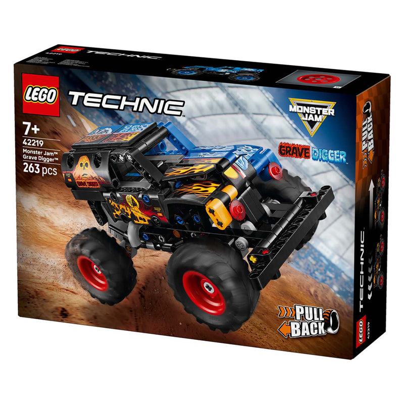 Afbeelding laden in galerijviewer, Lego technic 42219 monster jam grave digger vuur en ijs
