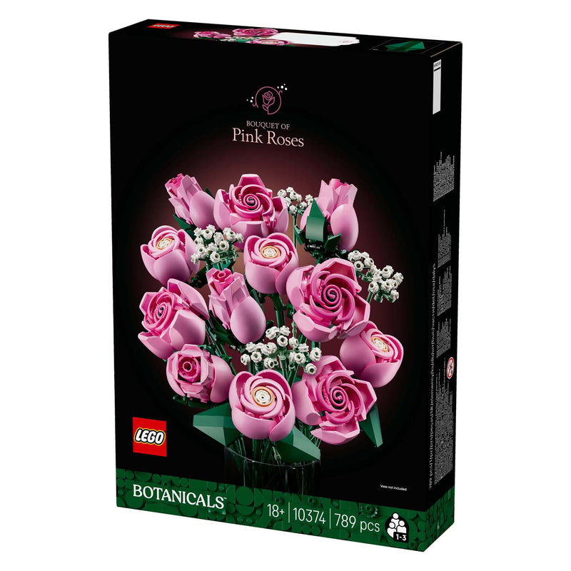 Afbeelding laden in galerijviewer, Lego botanicals roze rozenboeket - 10374
