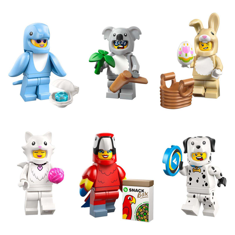 Load image into Gallery viewer, Lego minifigures - serie 28: dierenkostuum constructiespeelgoed (71051)
