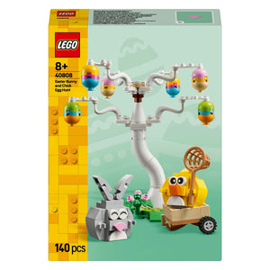 Lego iconic eieren zoeken met konijn en kuiken