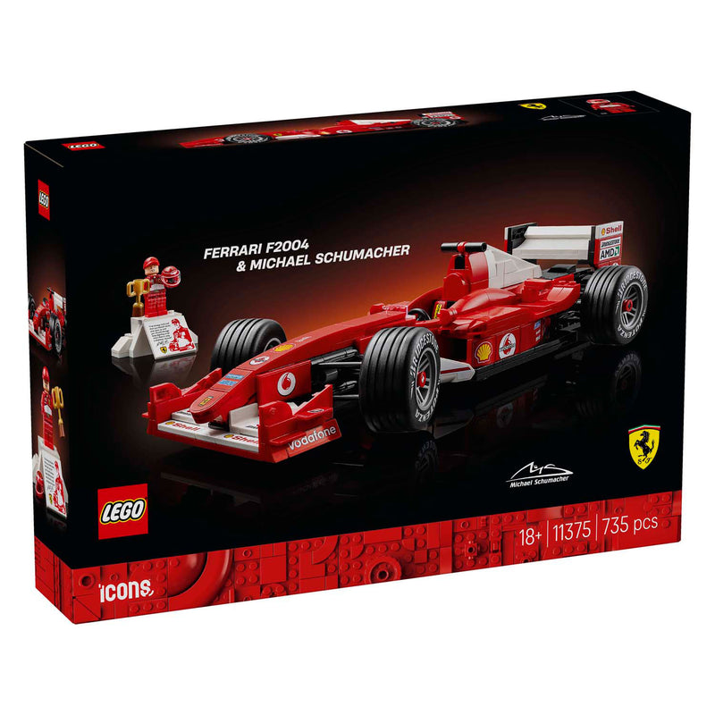 Chargez l'image dans la visionneuse de la galerie, Lego icons ferrari f2004 en michael schumacher - 11375
