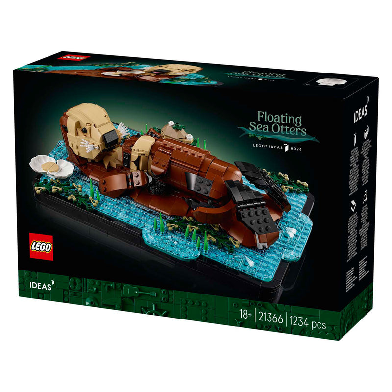 ギャラリービューアに画像をロードする, Lego ideas drijvende zeeotters - 21366
