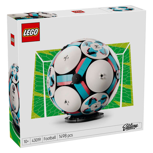 Lego editions voetbal - 3d-display bouwpakket met mini-stadion - verjaardagscadeau voor jongens, meisjes en voetbalfans vanaf 10 jaar - 43019