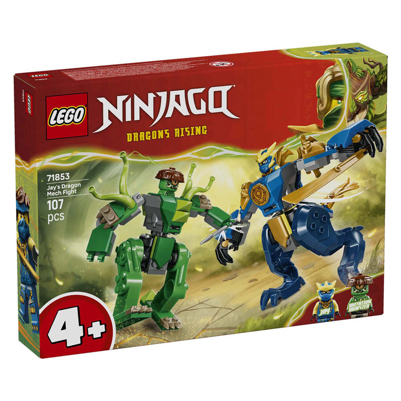 Laden Sie das Bild in Galerie -Viewer, Lego ® ninjago® - jay's drakenmechastrijd - speelgoedmecha - speelset met 2 minifiguren - 71853
